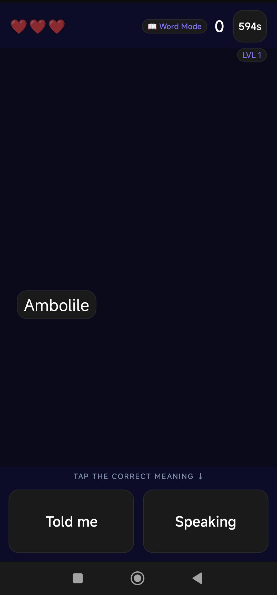 Meanings Game — AfriTongue
